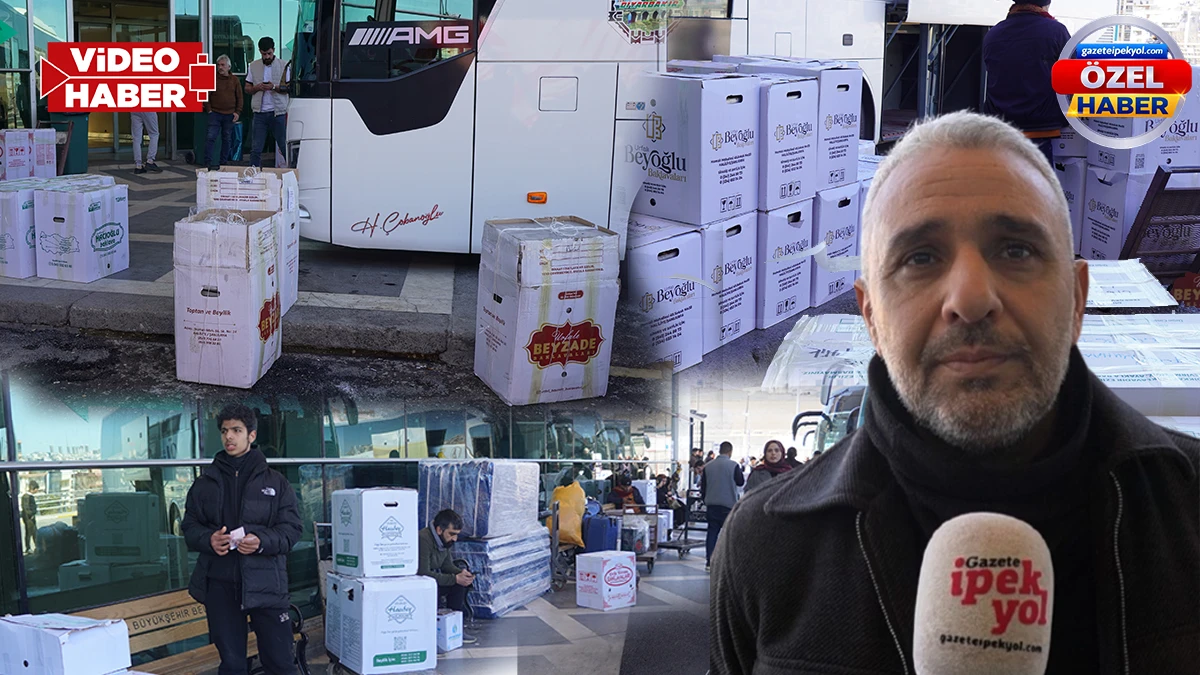 Şanlıurfa’dan Türkiye’ye 'tatlı' sevkiyatı! Bagajlar tıklım tıklım