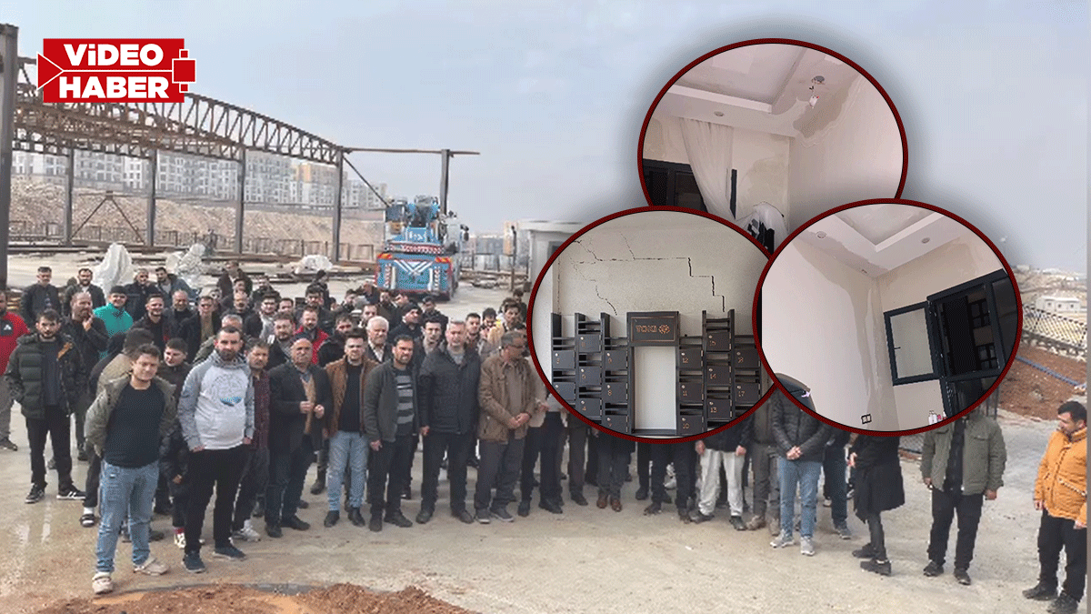 Şanlıurfa’da TOKİ konutlarında bitmeyen çile: Vatandaş yine isyan etti