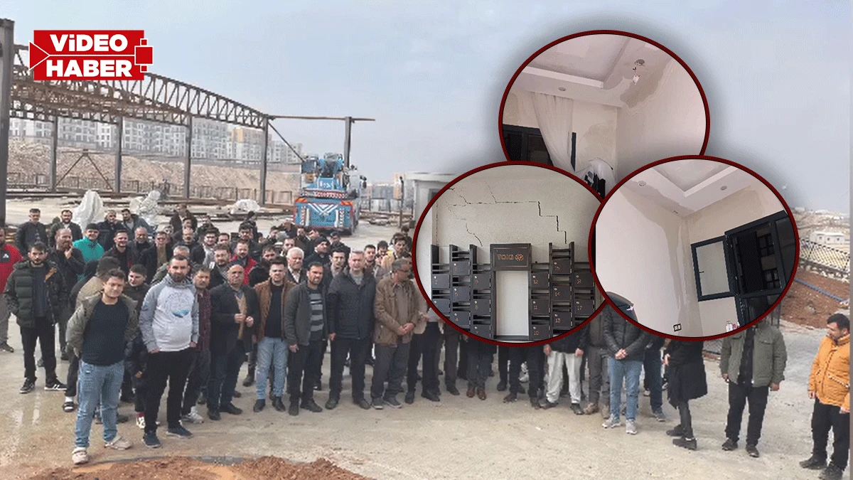 Şanlıurfa’da TOKİ konutlarında bitmeyen çile: Vatandaş yine isyan etti