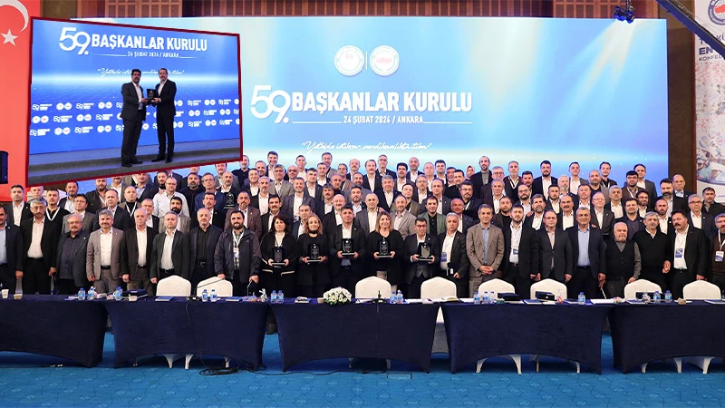 Memur-Sen ve Eğitim-Bir-Sen başkanları Ankara’da toplandı! Şanlıurfa’ya plaket verildi