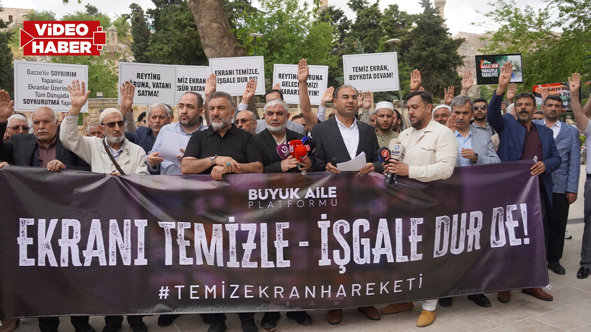 Şanlıurfa’da ‘temiz ekran hareketi’ çağrısı! Kültürel yozlaşmaya karşı ortak ses