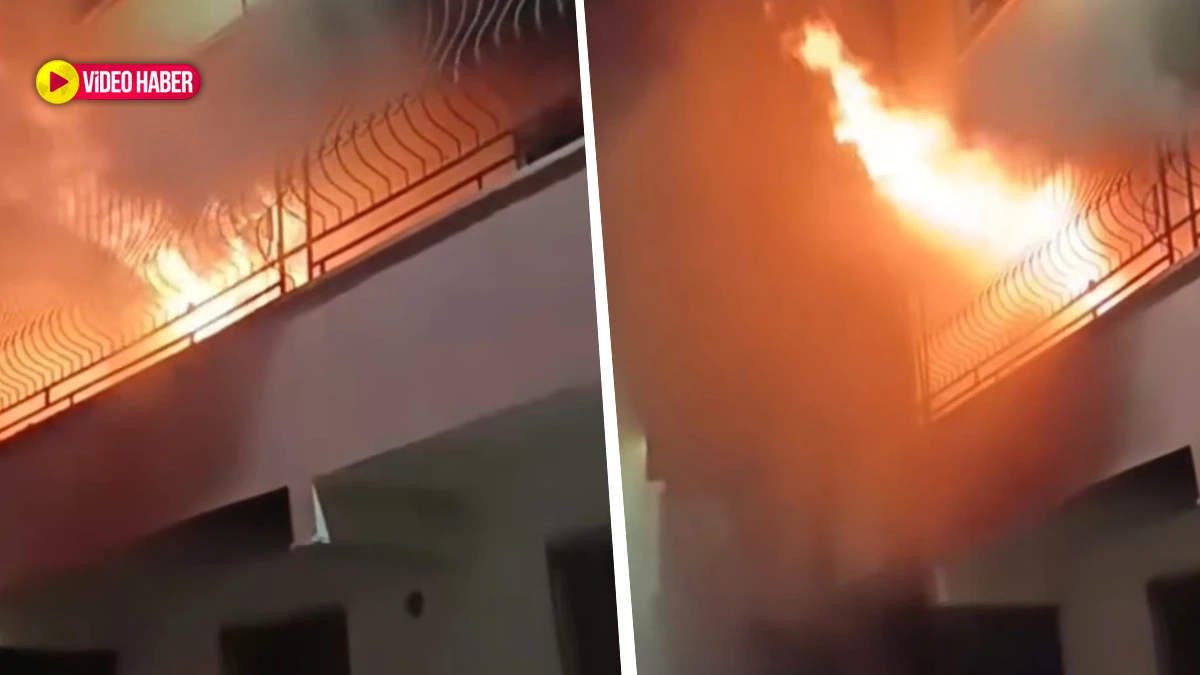 Şanlıurfa’da akıl almaz olay!  Kendini içeri kilitleyip evi yaktı