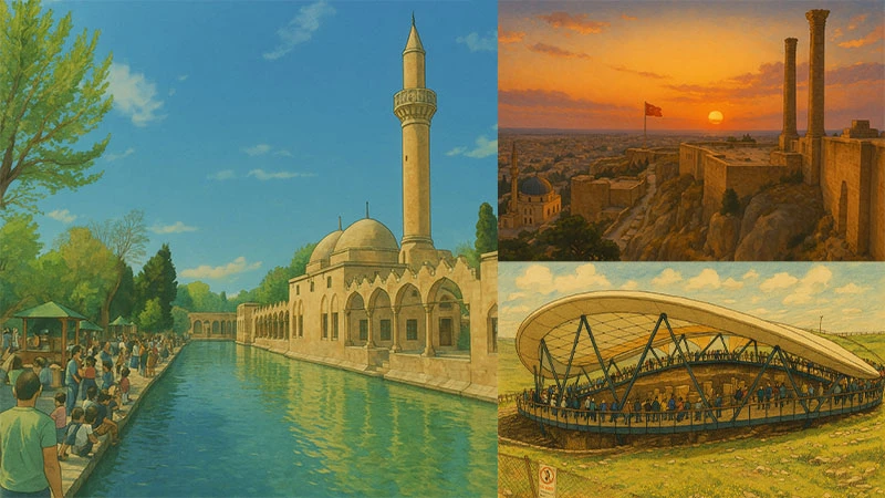 Şanlıurfa’nın simgelerine çizgi film tadında sihirli bir dokunuş