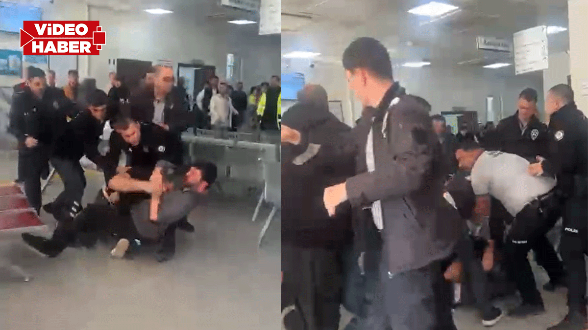 Şanlıurfa’da hastanede ortalık savaş alanına döndü! Saniye saniye kaydedildi