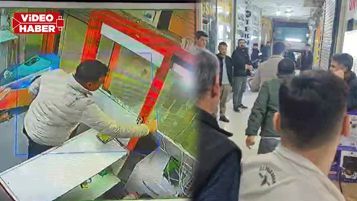 Şanlıurfa’da Kapaklı Pasajında esnafı ayağa kaldıran hırsızlık! Saniye saniye kaydedildi