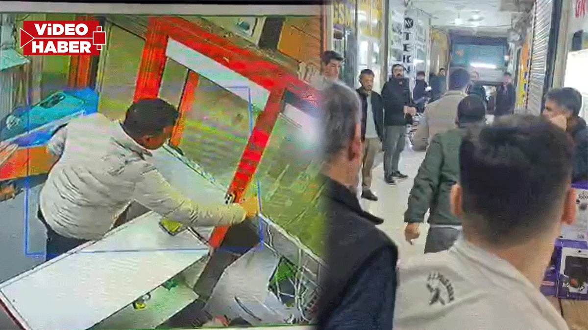 Şanlıurfa’da Kapaklı Pasajında esnafı ayağa kaldıran hırsızlık! Saniye saniye kaydedildi