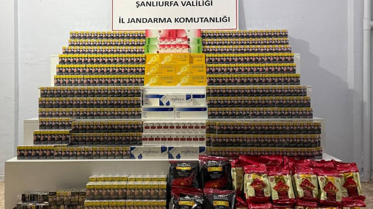 Şanlıurfa’da kaçakçılıkta 43 şüpheliye işlem! 61 kilo…