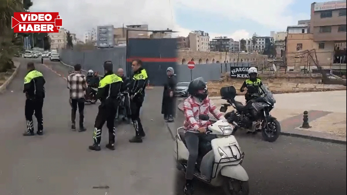 Şanlıurfa’da kasksız yakalanan sürücü ceza yedi: Açtı kamerayı isyan etti!