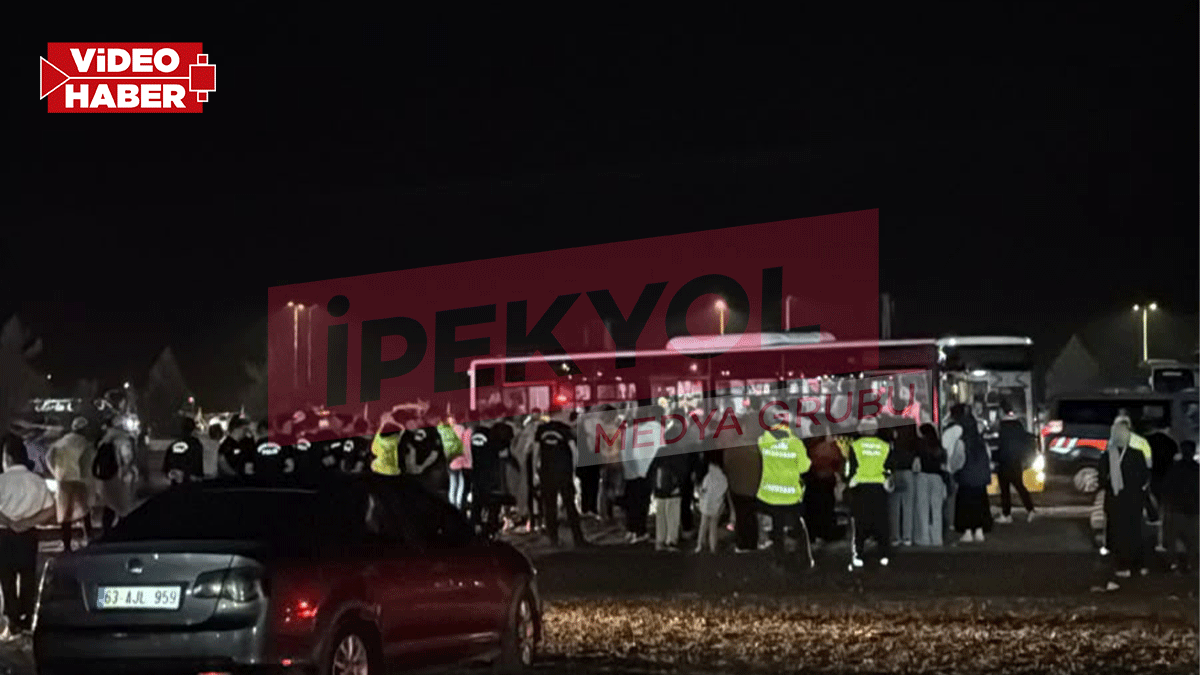 Şanlıurfa’da otobüste ortalık karıştı: İki grup birbirine girdi