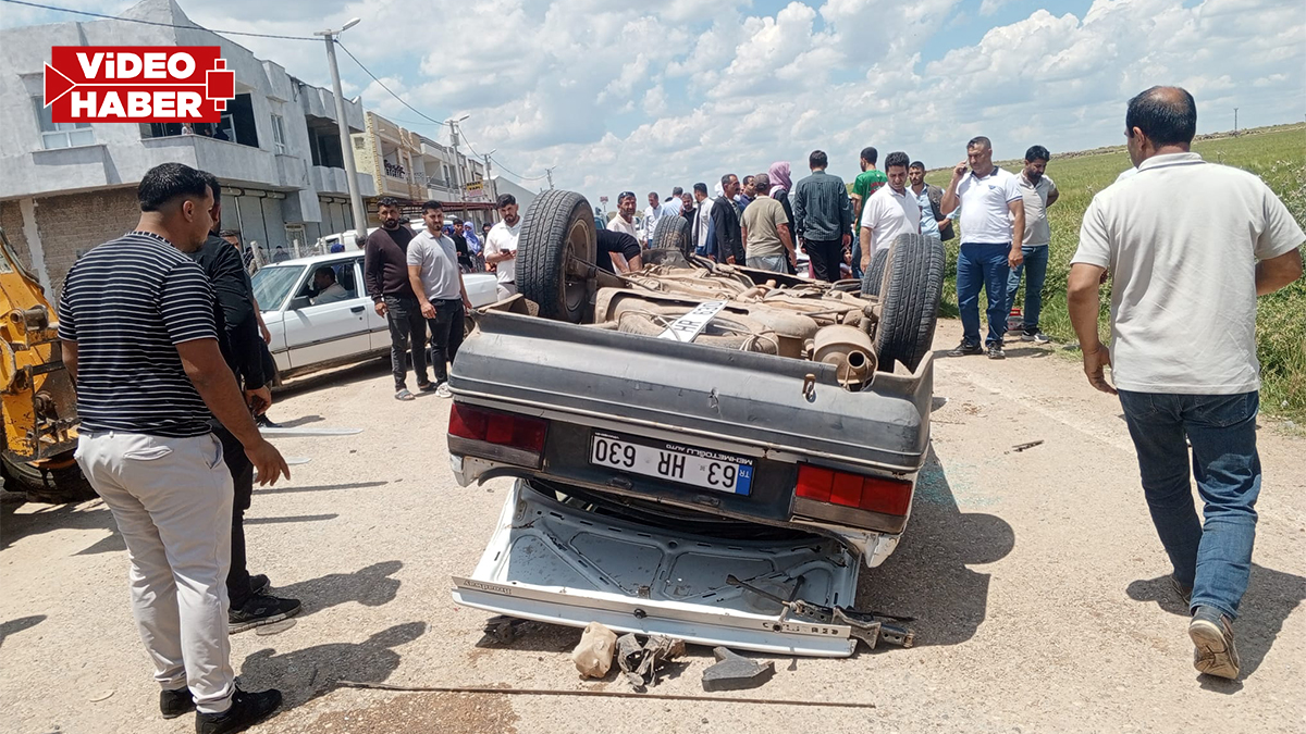Şanlıurfa’da Arife gününde korkutan zincirleme kaza! Yaralılar var