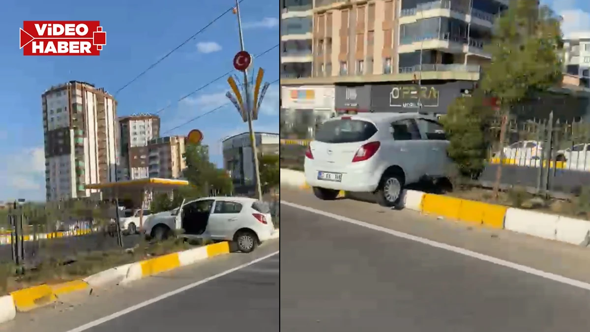 Şanlıurfa’da otomobil demir bariyerlere daldı! Yaralılar var