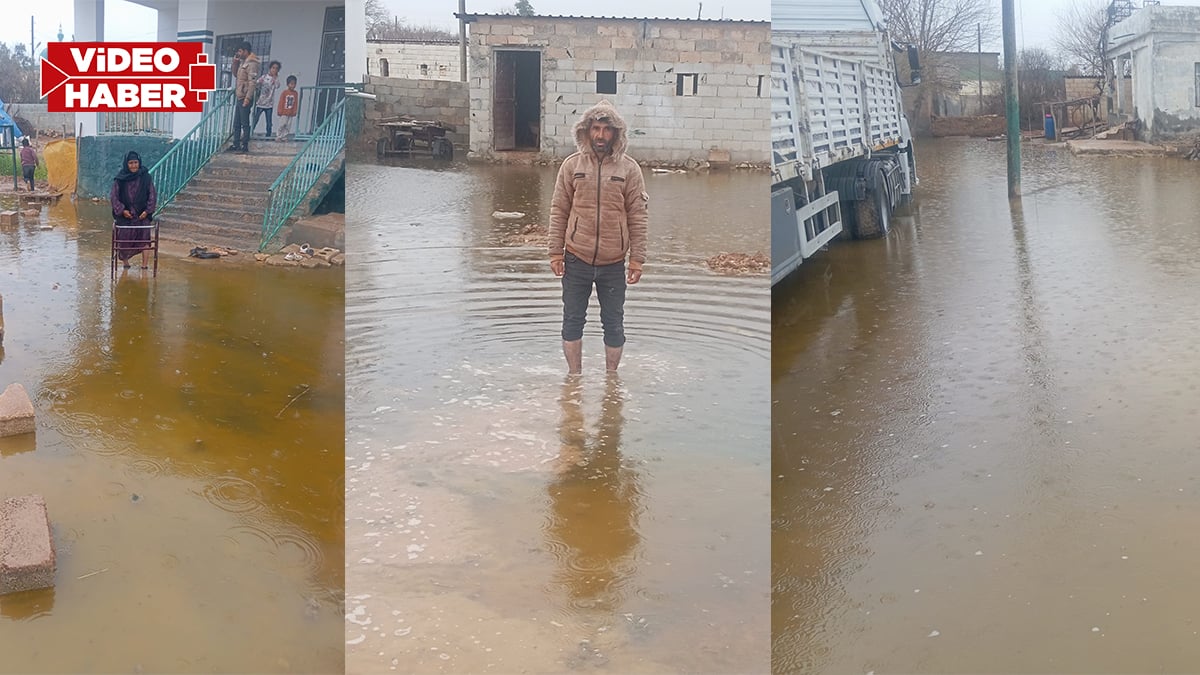 Şanlıurfa’da yerleşim yeri sular altında! Su baskını mağdurları tepkili