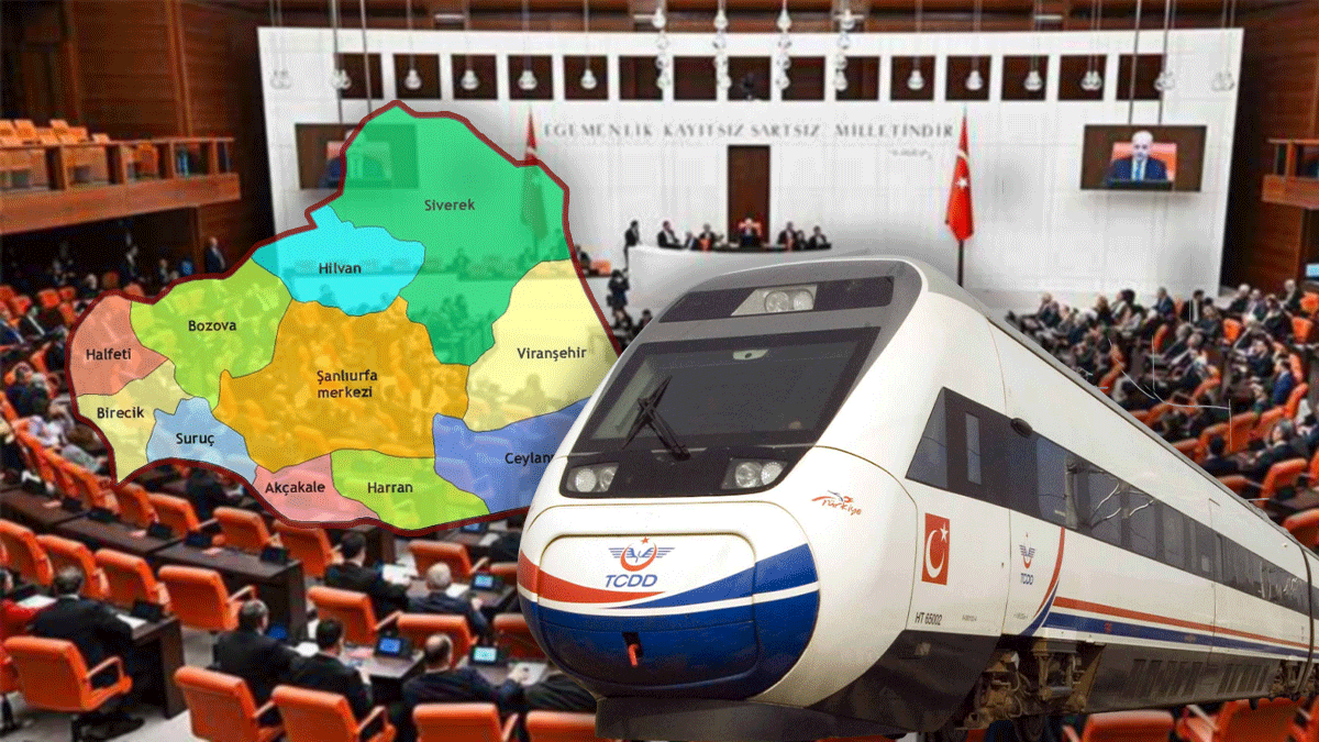 Şanlıurfa'ya hızlı tren ne zaman gelecek? Meclis'te tarih verildi...