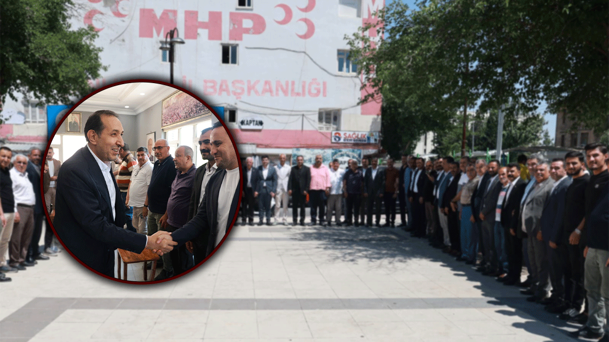 Şanlıurfa’da yerine atama yapılan başkandan veda buluşması!