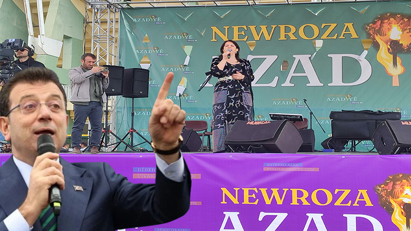 Şanlıurfa Newrozu’nda kayyum ve İmamoğlu mesajı!  “Çözüm sürecine zarar verir”