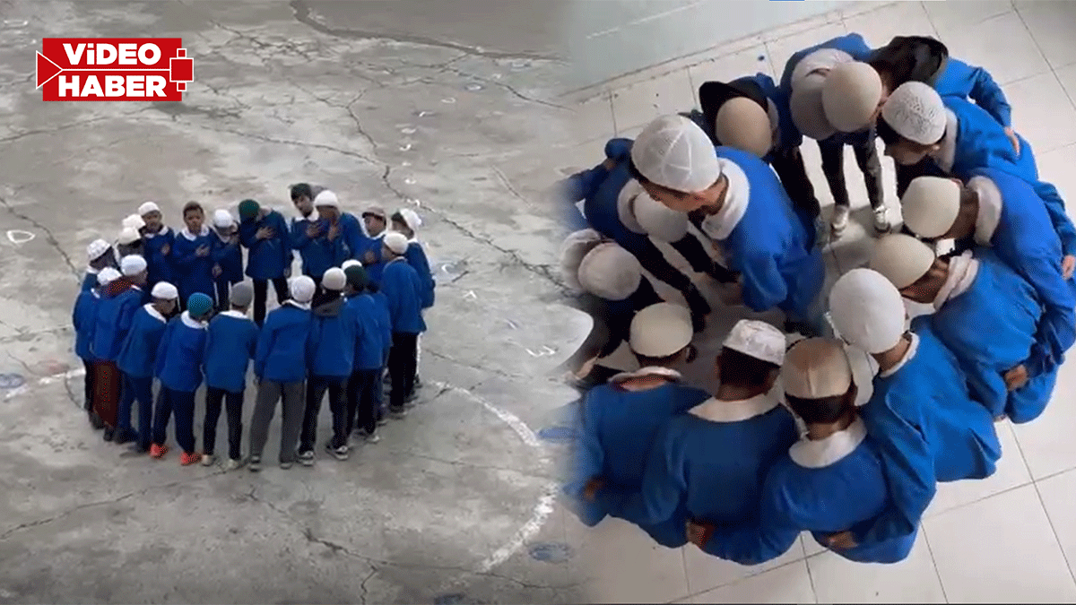 Şanlıurfalı öğrencilerden ‘Kabe’de Hacılar’ ilahisi için bomba klip!