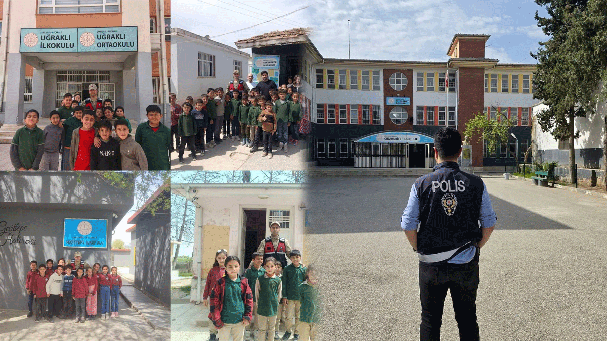 Akçakale’de okul çevrelerinde güvenlik denetimi arttırıldı