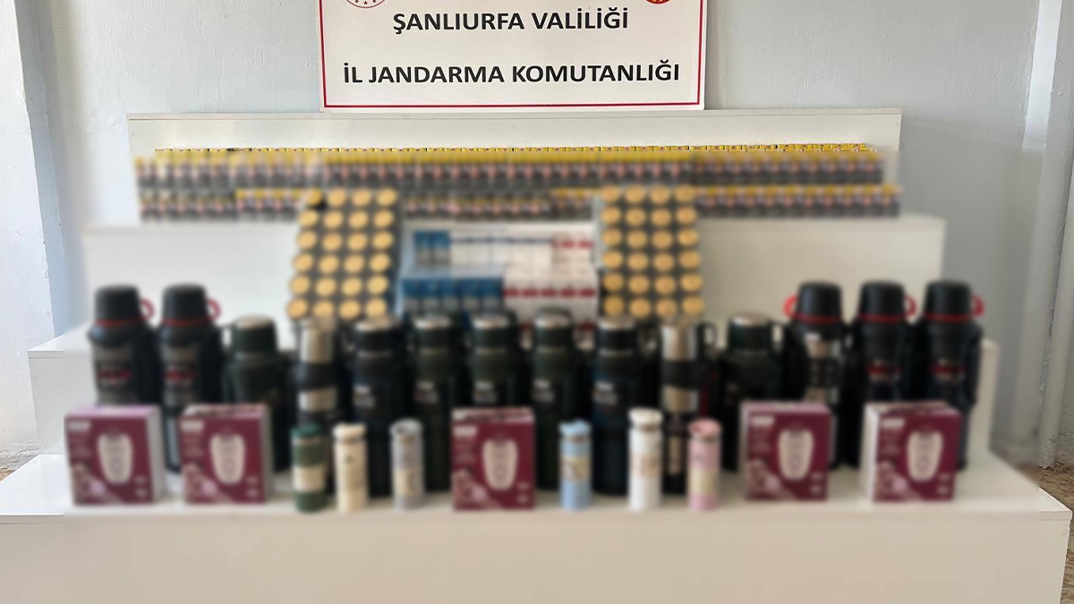 Şanlıurfa’da jandarma kaçakçılığın izini sürdü! Çok sayıda ürüne el konuldu