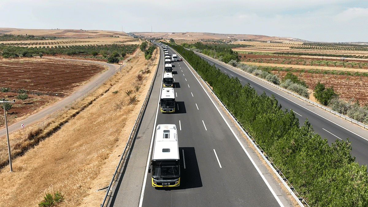 Şanlıurfa’da toplu ulaşım için dev adım! Müjdesi verilen otobüsler geldi