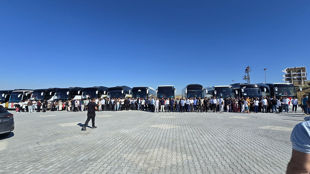 Şanlıurfa’dan Başkent'e çıkarma: Otobüsler peş peşe Ankara’ya hareket etti