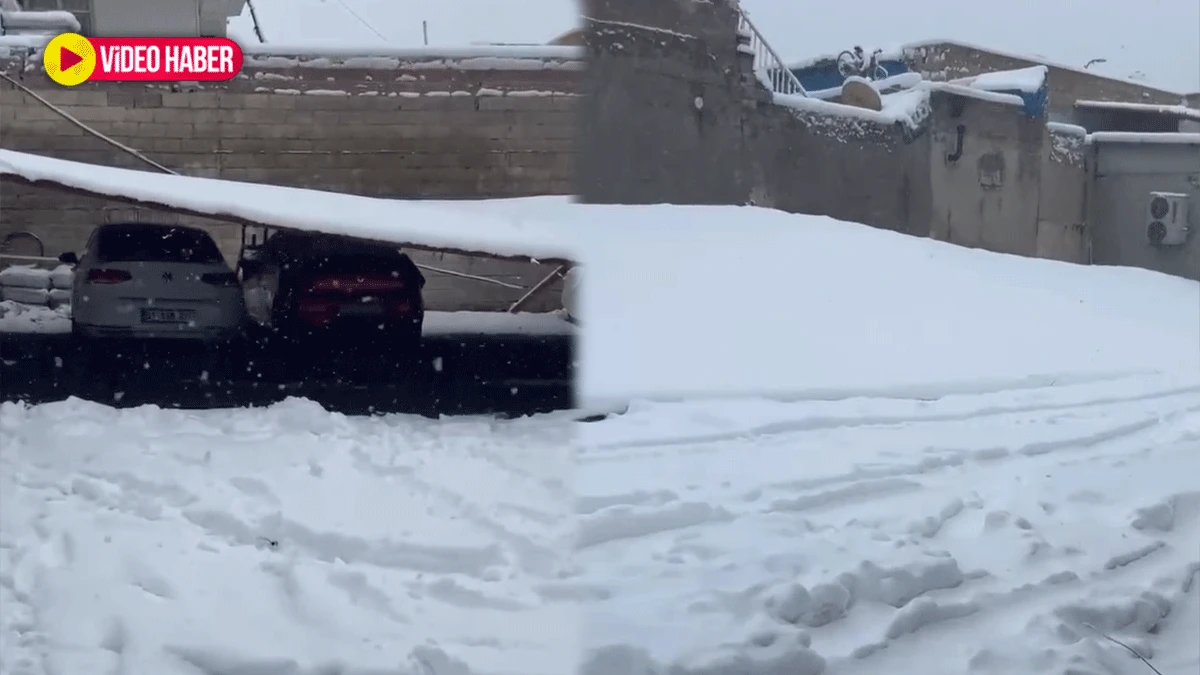 Şanlıurfa’da kar yağışı nedeniyle otopark çatısı çöktü