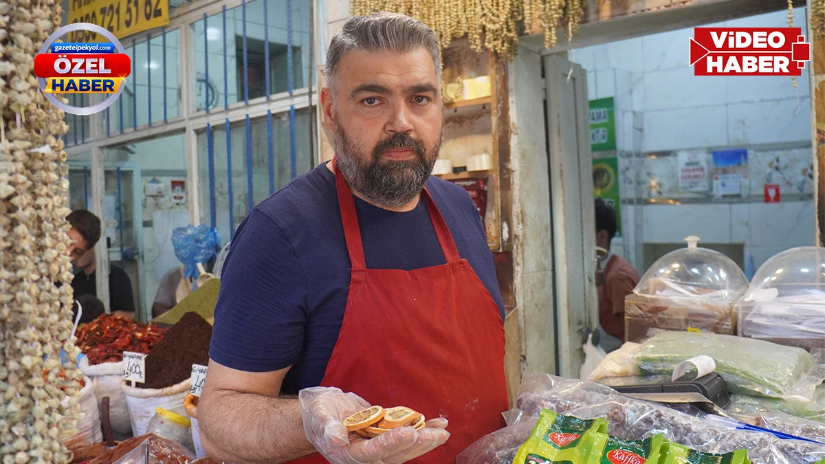 Kış meyvesiydi, yazın serinletici şerbeti oldu!