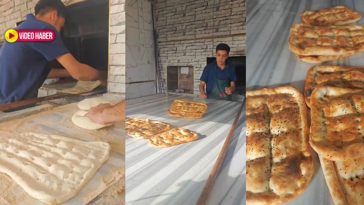 Siverek’in meşhur ekmeği! Taş fırınlarda çıkan lezzet