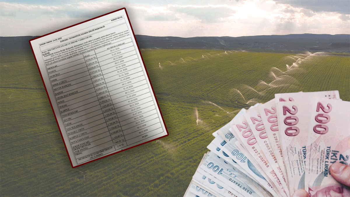 Şanlıurfa’da sulama ücretleri açıklandı, çiftçi isyan etti: Tarlalar boş kalacak