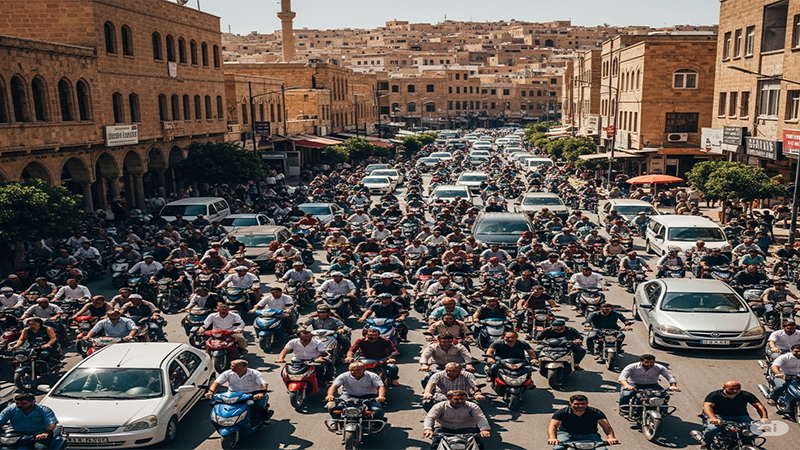 Şanlıurfa trafiği Pakistan trafiğine dönüşüyor