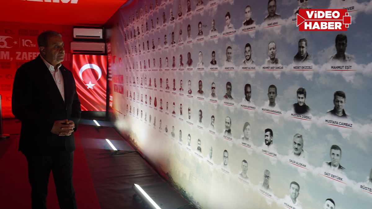 15 Temmuz ruhu Şanlıurfa’da yaşatılıyor: Milli İrade Çadırı ziyarete açıldı