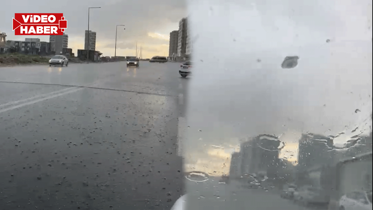 Şanlıurfa’da sağanak yağış ve dolu aniden bastırdı!