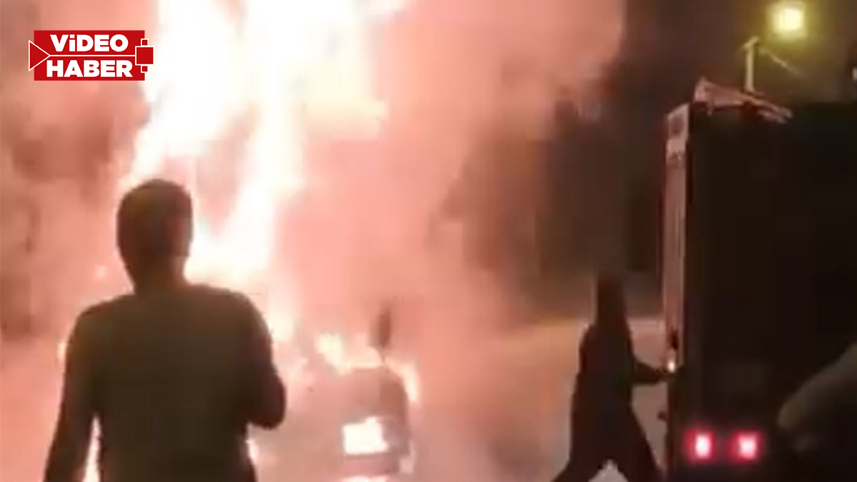 Şanlıurfa’da seyir halindeki tır alevlere teslim oldu!