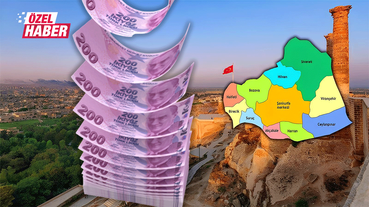 Yatırım pastasında en küçük dilim Şanlıurfa’ya ayrıldı: Diğer illerle arasında uçurum var