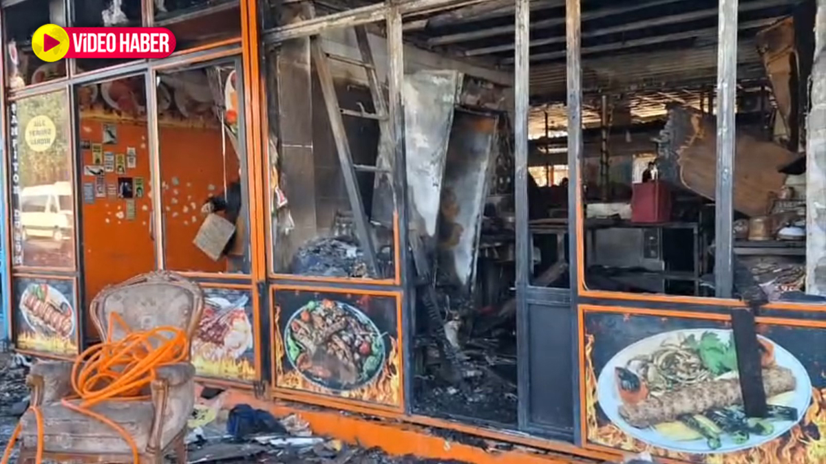 Şanlıurfa’da gece saatlerinde yangın! İş yeri küle döndü