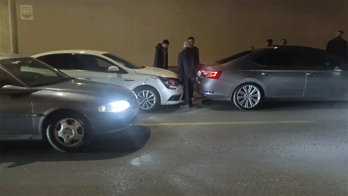 Şanlıurfa'da akşam trafiğine dikkat! 6 araç birden...