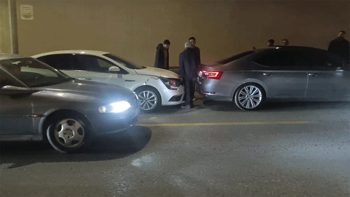 Şanlıurfa'da akşam trafiğine dikkat! 6 araç birden...