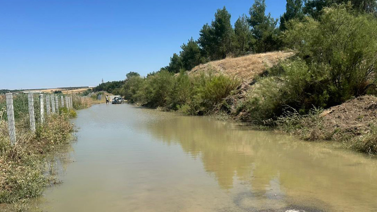Şanlıurfa’da baraj suları yolu yuttu! Ulaşım çıkmazı