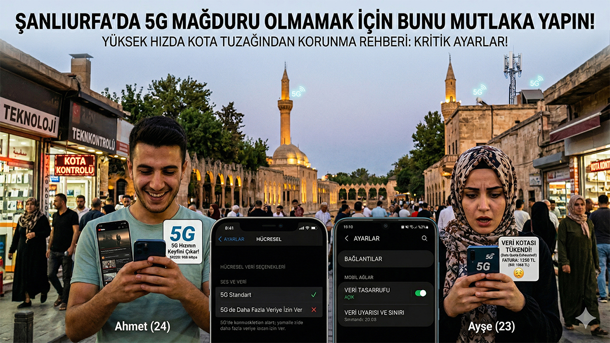 Şanlıurfa’da 5G mağduru olmamak için bunu mutlaka yapın