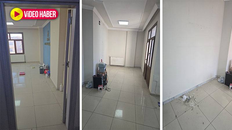 Şanlıurfa'da AK Parti binasında ne var ne yok götürdüler! Böyle dava adamlığınızı sevsinler