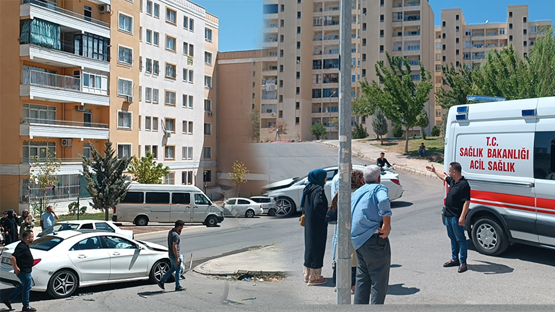 Şanlıurfa’da iki otomobil çarpıştı! (10.08.2025)