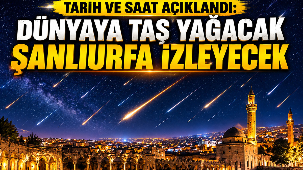 Şanlıurfa’da bu geceyi kaçıran çok üzülür: Gökyüzüne bakan gözlerini alamayacak