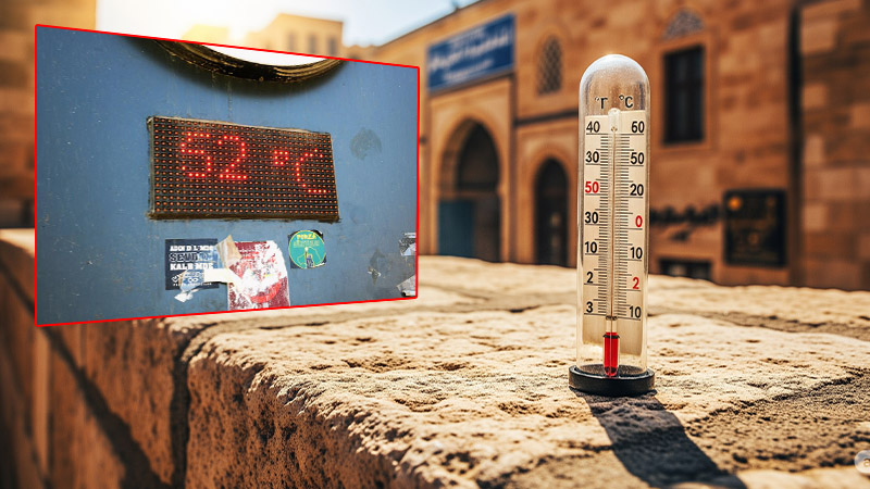 Şanlıurfa’da cehennem sıcakları! Millet ‘haho’ dedi