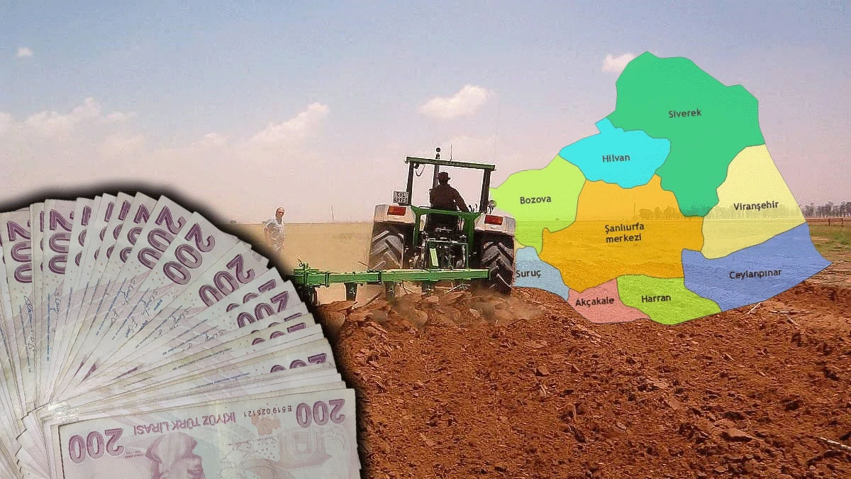 Şanlıurfa’da çiftçinin yüzünü güldürecek destek: 775 bin TL hibe