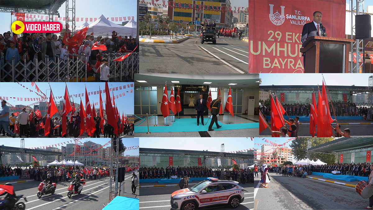 Şanlıurfa’da Cumhuriyet Bayramı coşkuyla kutlandı