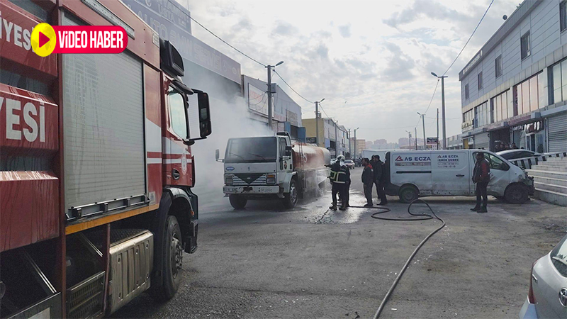 Şanlıurfa’da faciaya ramak kaldı: Yakıt tankeri alev aldı!