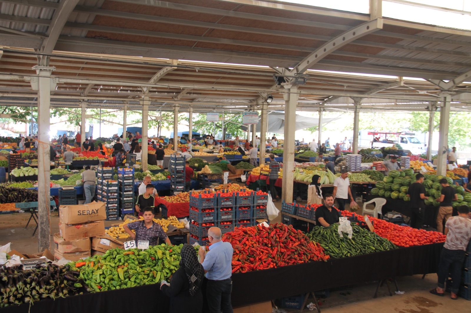 Şanlıurfa’da fiyatını duyan poşetini doldurdu! 50 TL birden düştü…