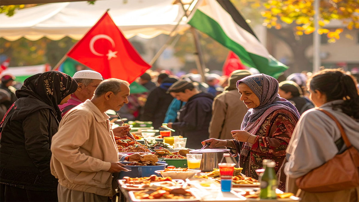 Şanlıurfa’da Gazze’ye destek kermesi