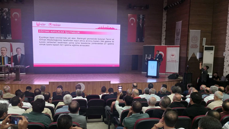 Şanlıurfa turizmi için büyük adım: 421 işletmeye hijyen ve kalite eğitimi
