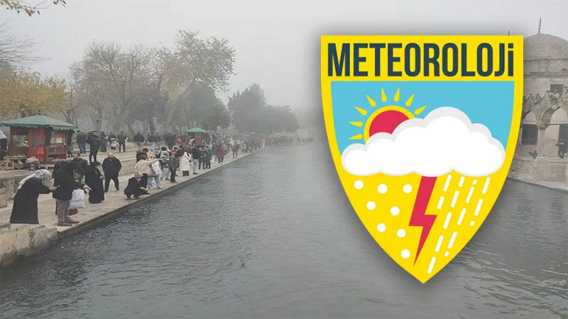 Şanlıurfa’da güneşe mola... Sıcaklık 8 derece düşecek