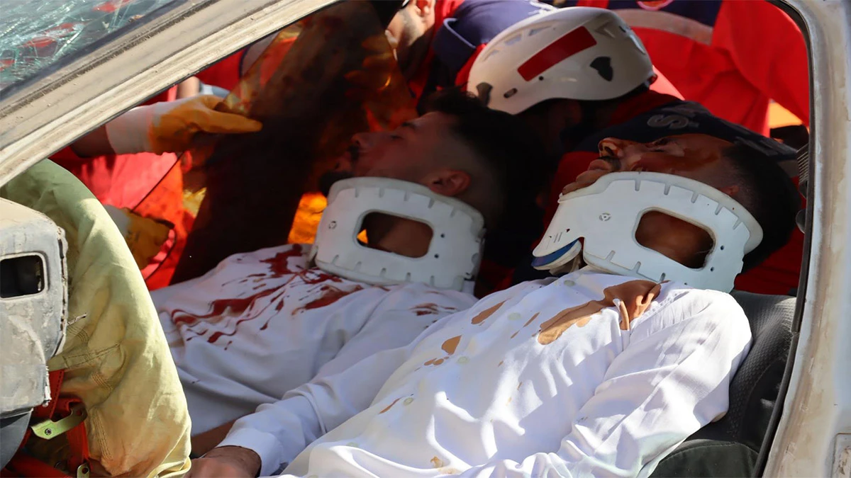 Nefesler tutuldu: Şanlıurfa İtfaiyesinden saniyelerle yarış!